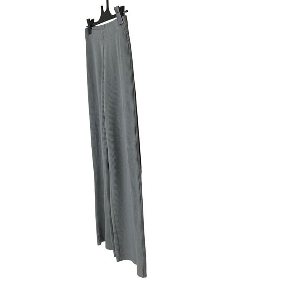 Vince Grey High Waisted Ribbed Flare Pants Size XXS - Picture 4 of 7
